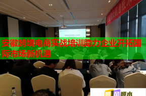 安徽跨境电商实战培训助力企业开拓国际市场新机遇