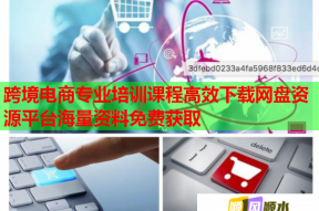 跨境电商专业培训课程高效下载网盘资源平台海量资料免费获取