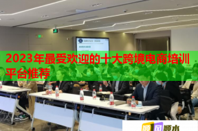 2023年最受欢迎的十大跨境电商培训平台推荐