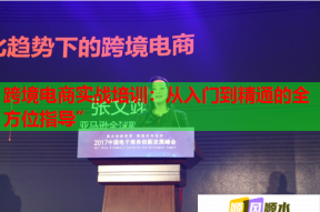 跨境电商实战培训：从入门到精通的全方位指导”