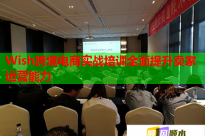 Wish跨境电商实战培训全面提升卖家运营能力