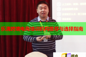 乐清跨境电商培训机构推荐与选择指南