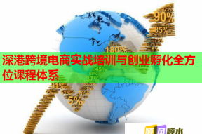 深港跨境电商实战培训与创业孵化全方位课程体系