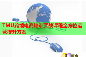 TMU跨境电商培训实战课程全方位运营提升方案
