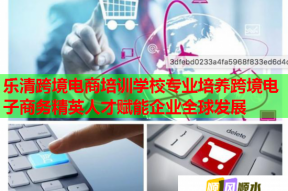 乐清跨境电商培训学校专业培养跨境电子商务精英人才赋能企业全球发展