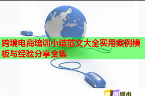 跨境电商培训小结范文大全实用案例模板与经验分享全集