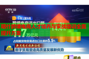 喀什跨境电商人才培养与实战培训全面提升方案
