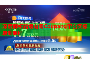 深度解析跨境电商Coupang平台实操培训课程